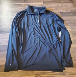 POLO REFLECTIVE ! Black on Black Pullover Men's